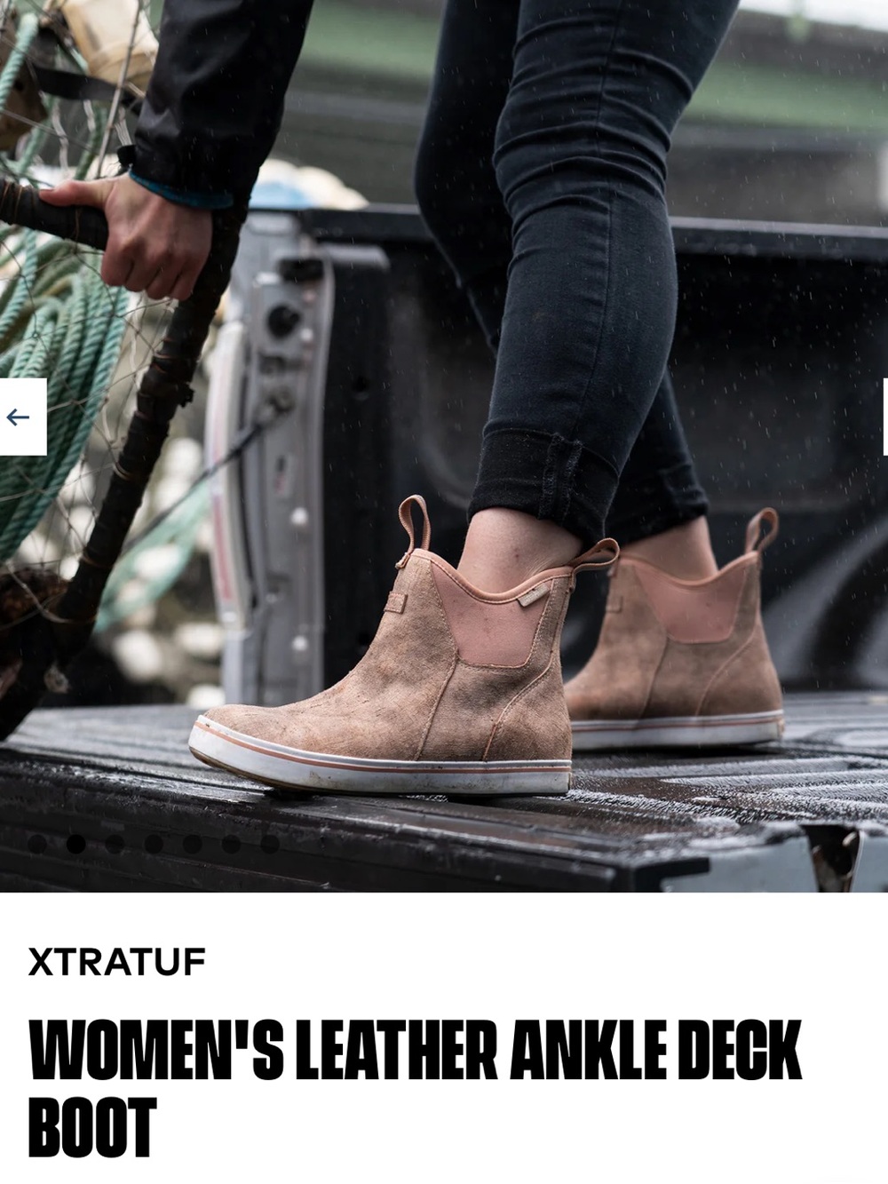 Women’s Xtratuf deck ankle boots in pink leather! - Picture 10 of 10